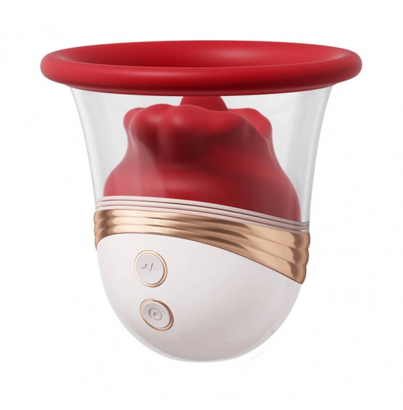 MizzZee - MouthLure Licking Vibrating Breast Cup (Chargeable - Red) MizzZee - MouthLure Licking Vibrating Breast Cup (Chargeable - Red)